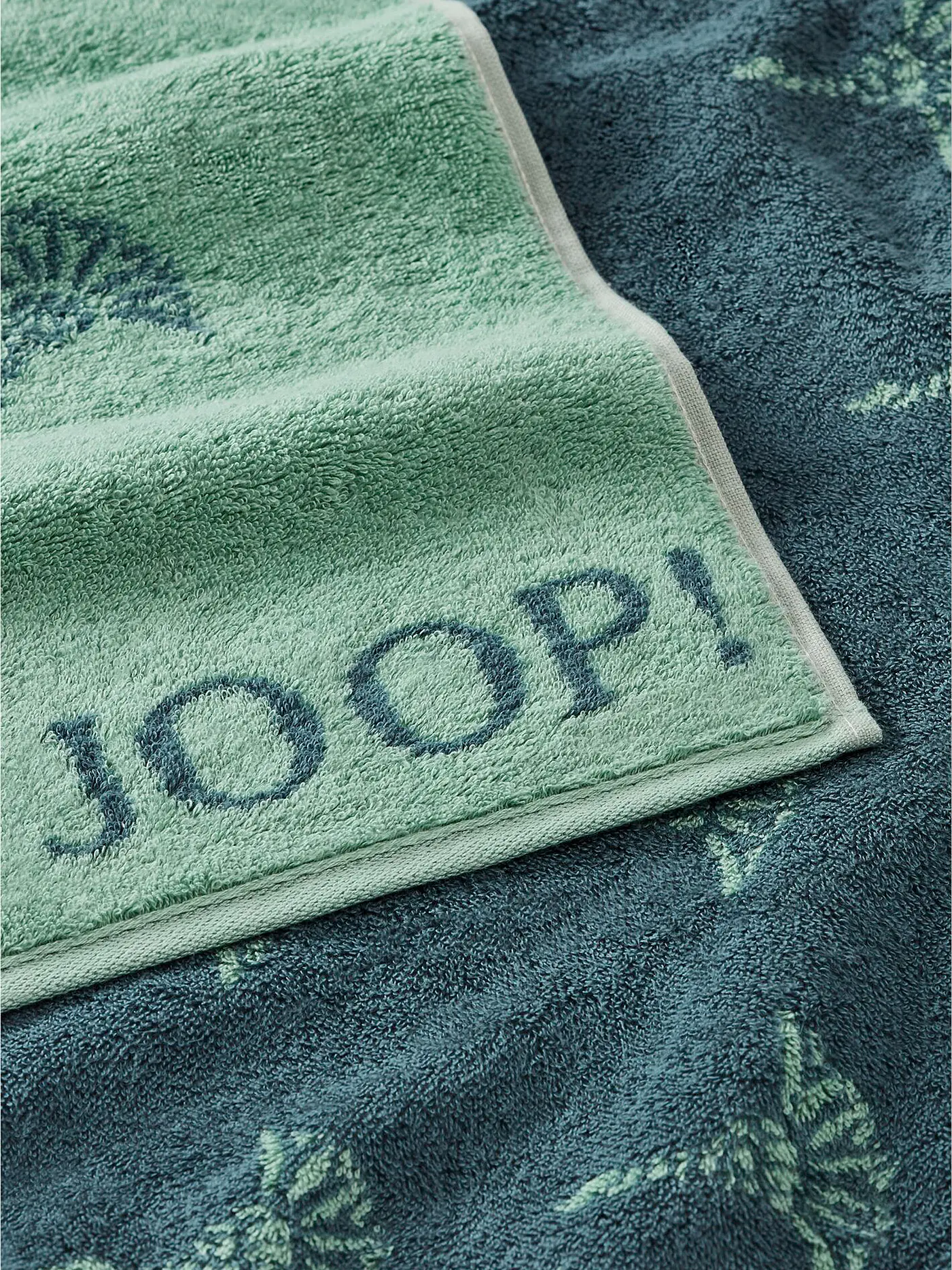 JOOP | Handtuch 50x100cm MOVE FADED CORNFLOWER Apricot | mint